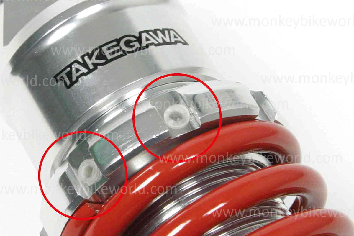 Takegawa - Aluminum Rear Shock Absorbers (330mm)| Monkey Bike World