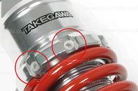 Takegawa - Aluminum Rear Shock Absorbers (330mm)