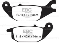 EBC Double-H Series Sintered Brake Pads (Front & Rear)