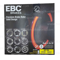EBC Brake Rotor (Contoured) VR1184 To Fit Rear Vee-Rotor